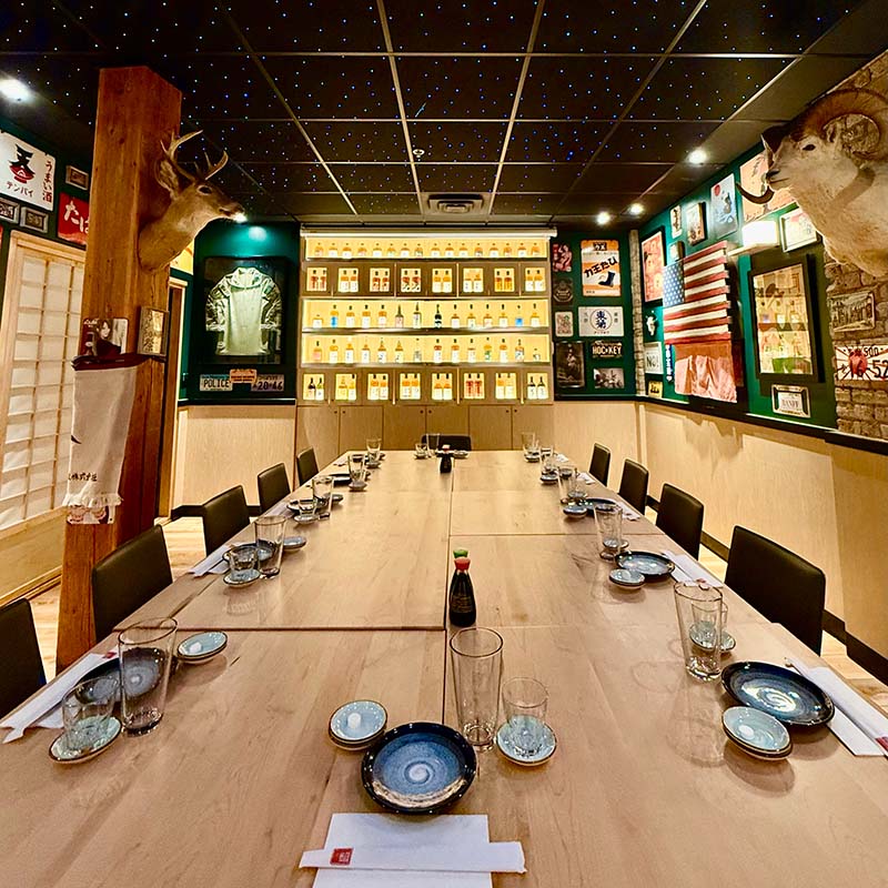 Billy Sushi private dining room